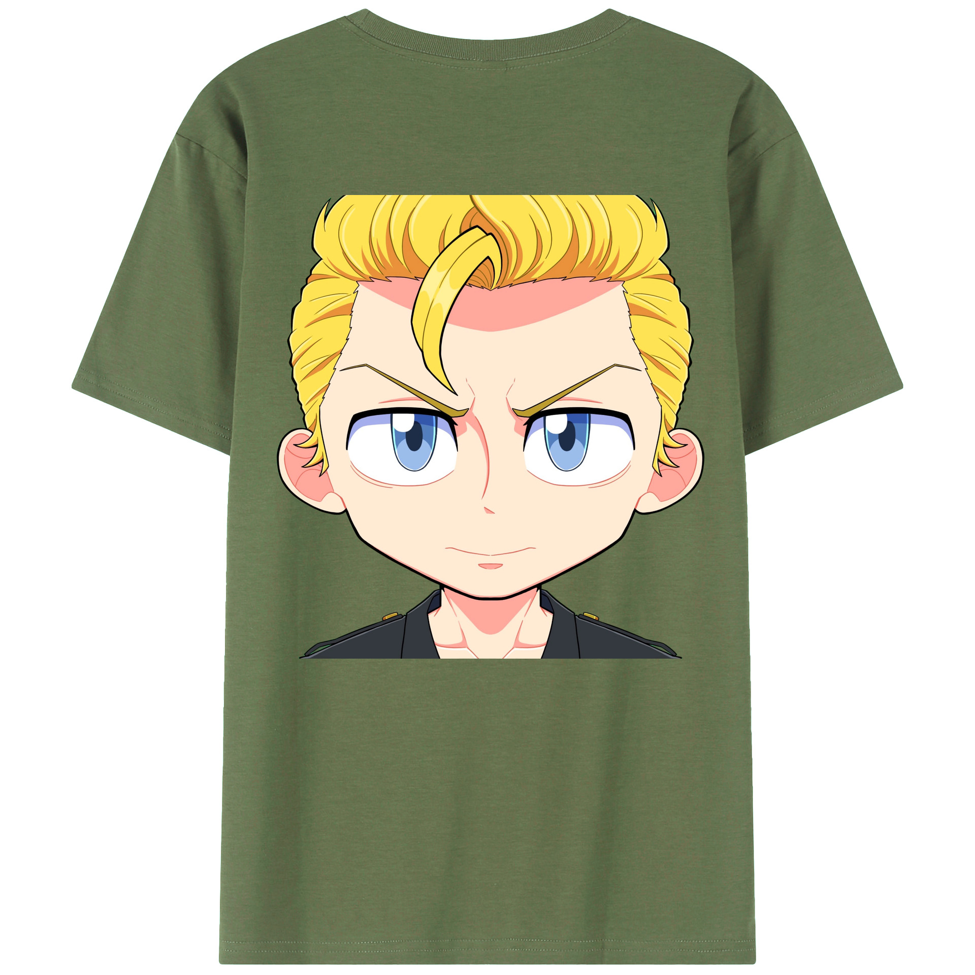 （画像用） 東京リベンジャーズ Tokyo Revengers 綿100％ メンズ半袖Tシャツ（バックプリント） 通気性